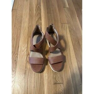 New Soul Naturalizer Women's Goodtimes Ankle Strap Wedge Sandals Size 9